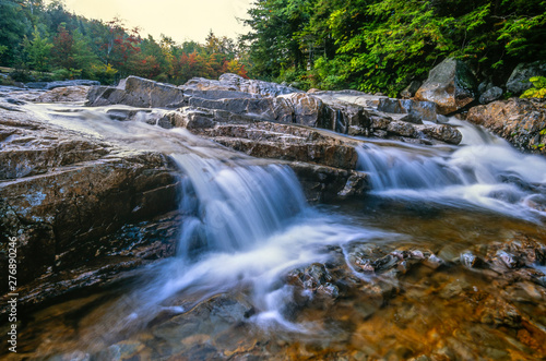 Middle falls in New Hampshire
