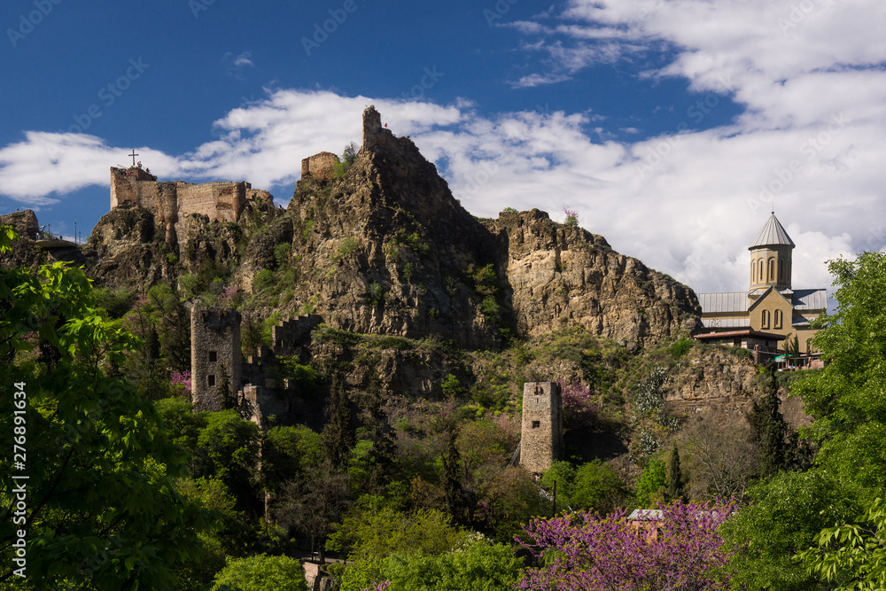 nariqala fortress and botanical garden in tbilisi