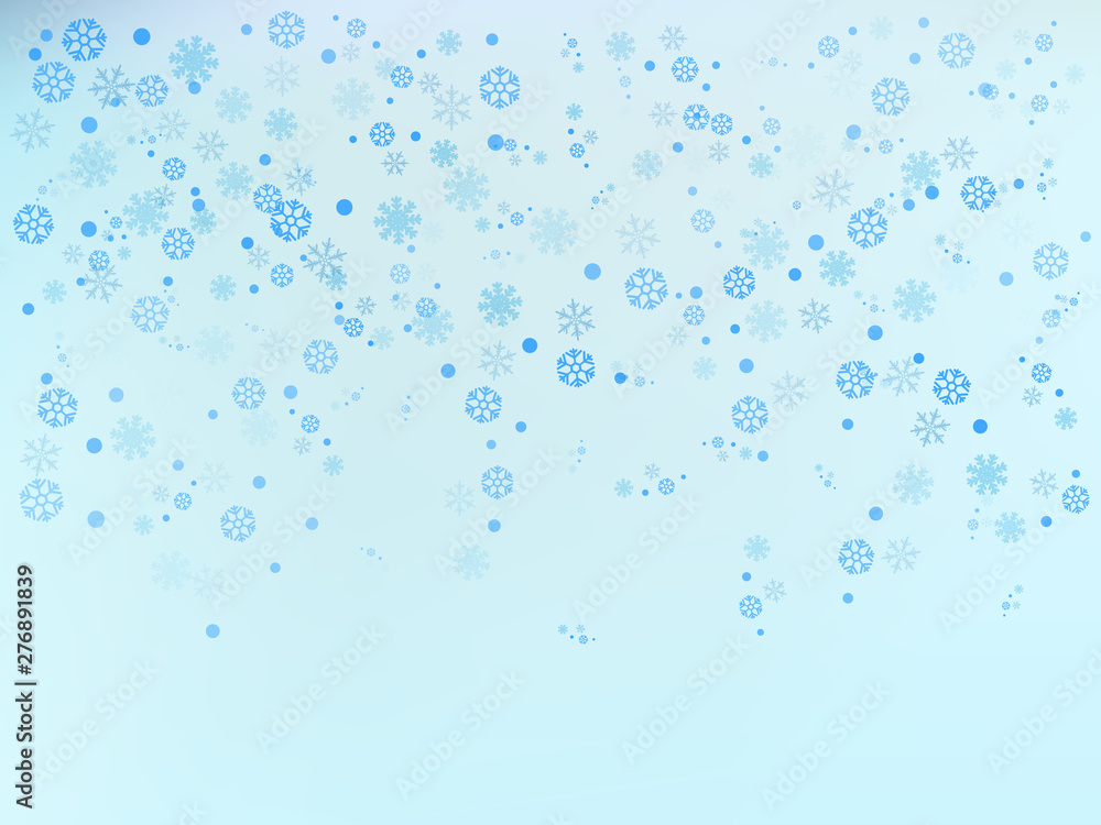 Winter blue background with snowflakes. Vector illustration. Winter blue background with snowflakes. Vector illustration.