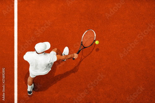 Obraz na płótnie Man playing tennis