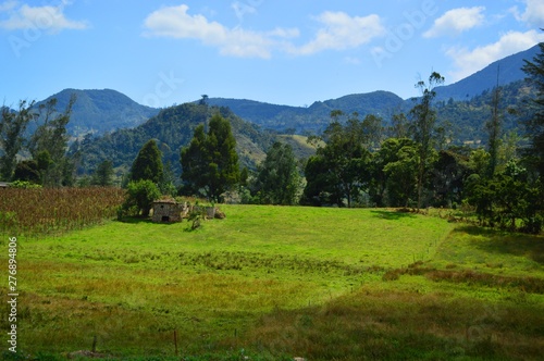 Landscape at La Chorrera in Bogota, Colombia