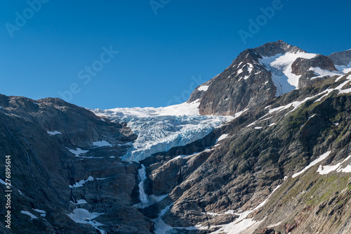 Triftgletscher in den Schweizer Alpen bei Gadmen