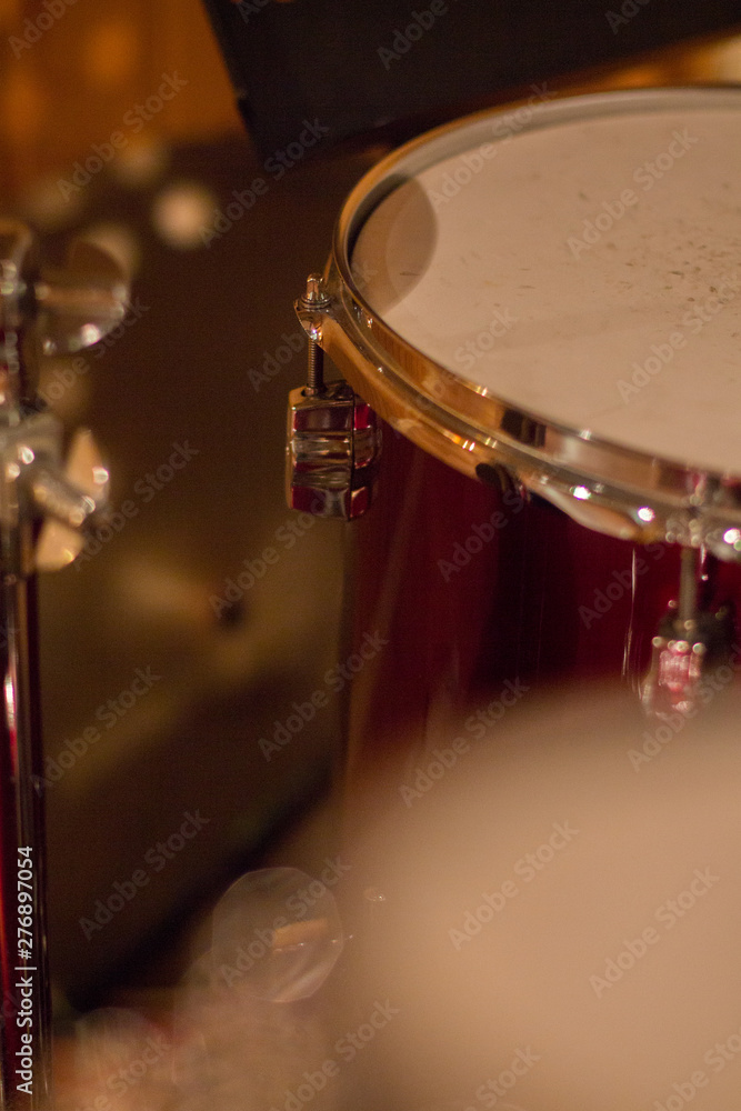 Obraz premium Drum close up Music instrument