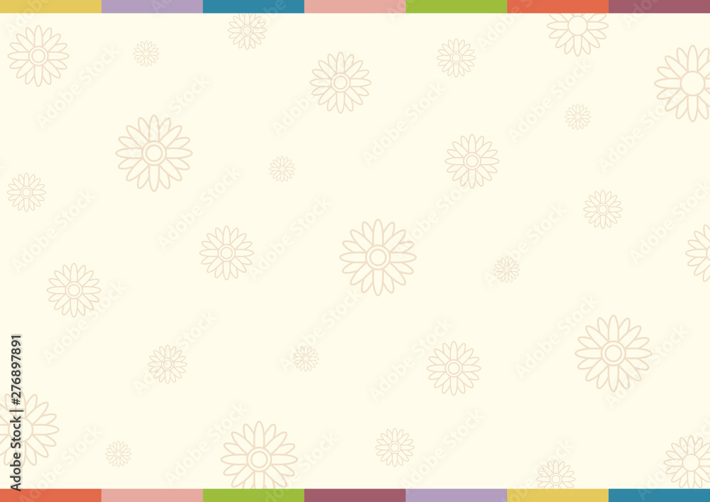 Abstract background with oriental ornaments elements