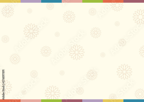 Abstract background with oriental ornaments elements