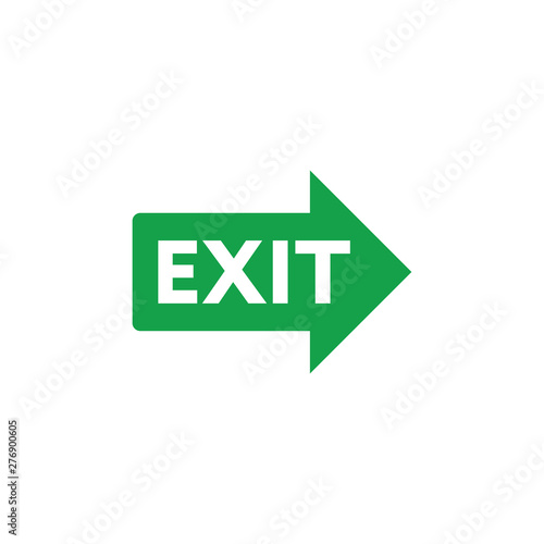 Exit symbol icon vector illustration