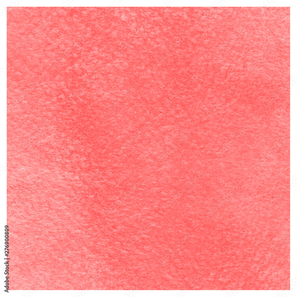 Fototapeta premium Red watercolor background whit paper texture. Ready poster. Template for design.