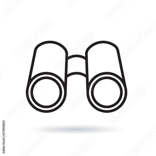 binocular, lorgnette icon- vector illustration