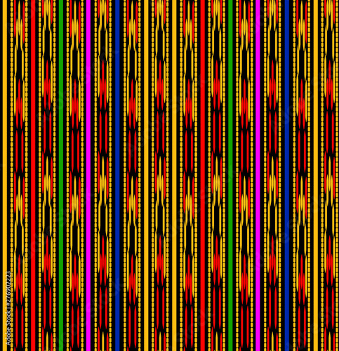 Seamless Batik Pattern.Able to repeat for textile printing