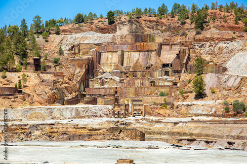 Wallpaper Mural This mine is located in Riotinto, Huelva, Spain. This area along the Rio Tinto, in the Andalusian, Spain has been mined for copper, silver, gold, and other minerals. Torontodigital.ca