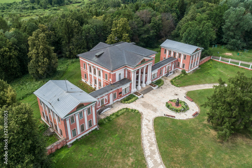 Yaropolets, Russia. Goncharov Manor. Aerial