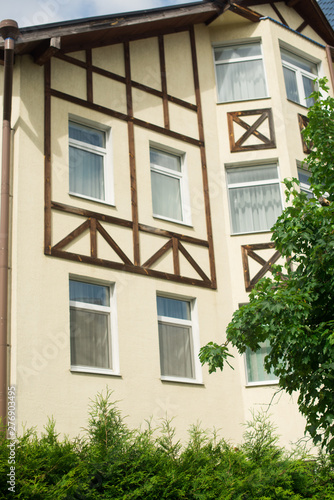 part of the house. facade of the house