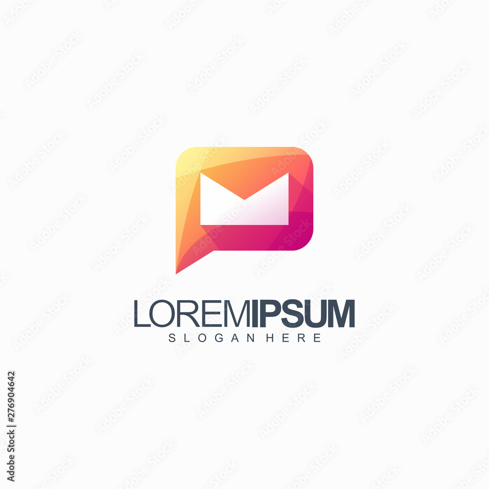 chat logo design vector illustration chat logo design vector illustration