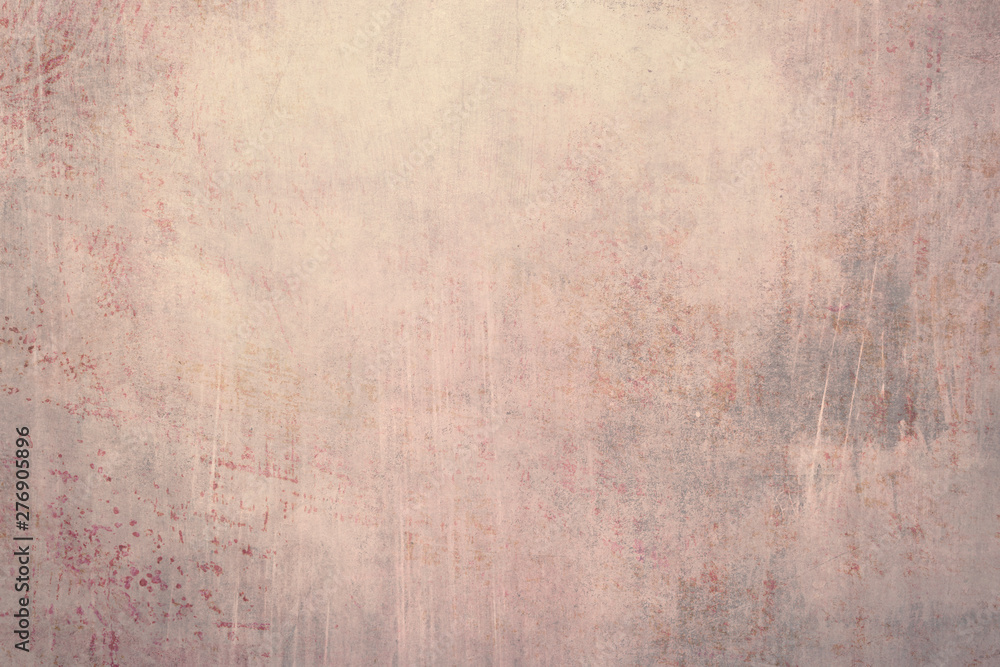 Obraz premium Pink distressed wall grungy background or texture