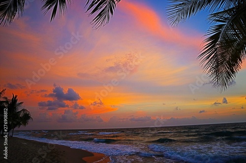 sunset on the beach © reiharp