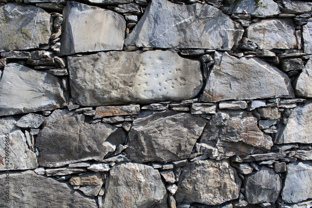Fototapeta premium Muro di pietra sfondo grigio