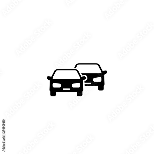 Cars icon on white