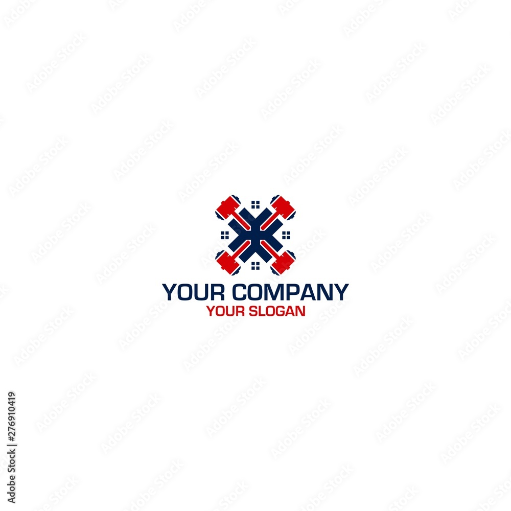 Obraz premium Lawyer Home Logo Design Vector