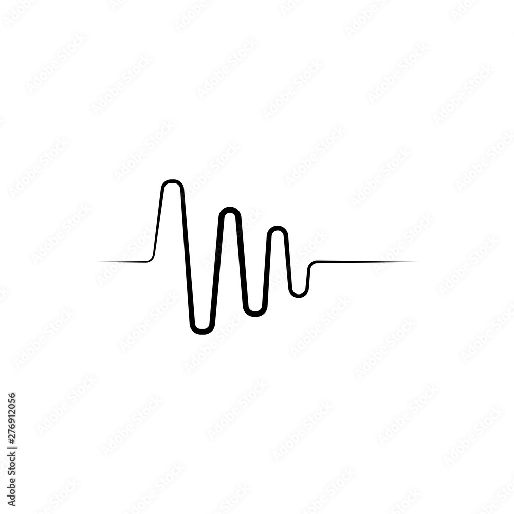 Fototapeta premium pulse logo vector template 