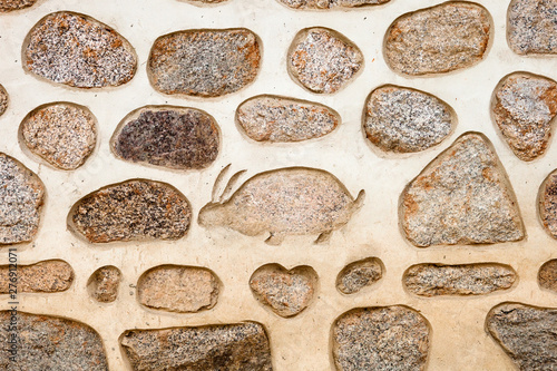 Canvas Print Korean traditional wall.