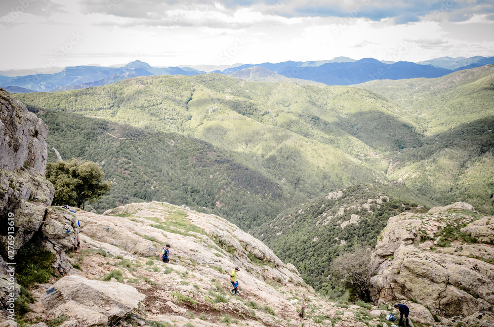 Naklejka premium Trail Running