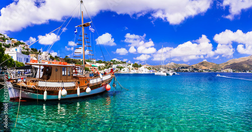 Authentic traditional Greek islands- unspoiled beautiful Leros island, Dodekanese