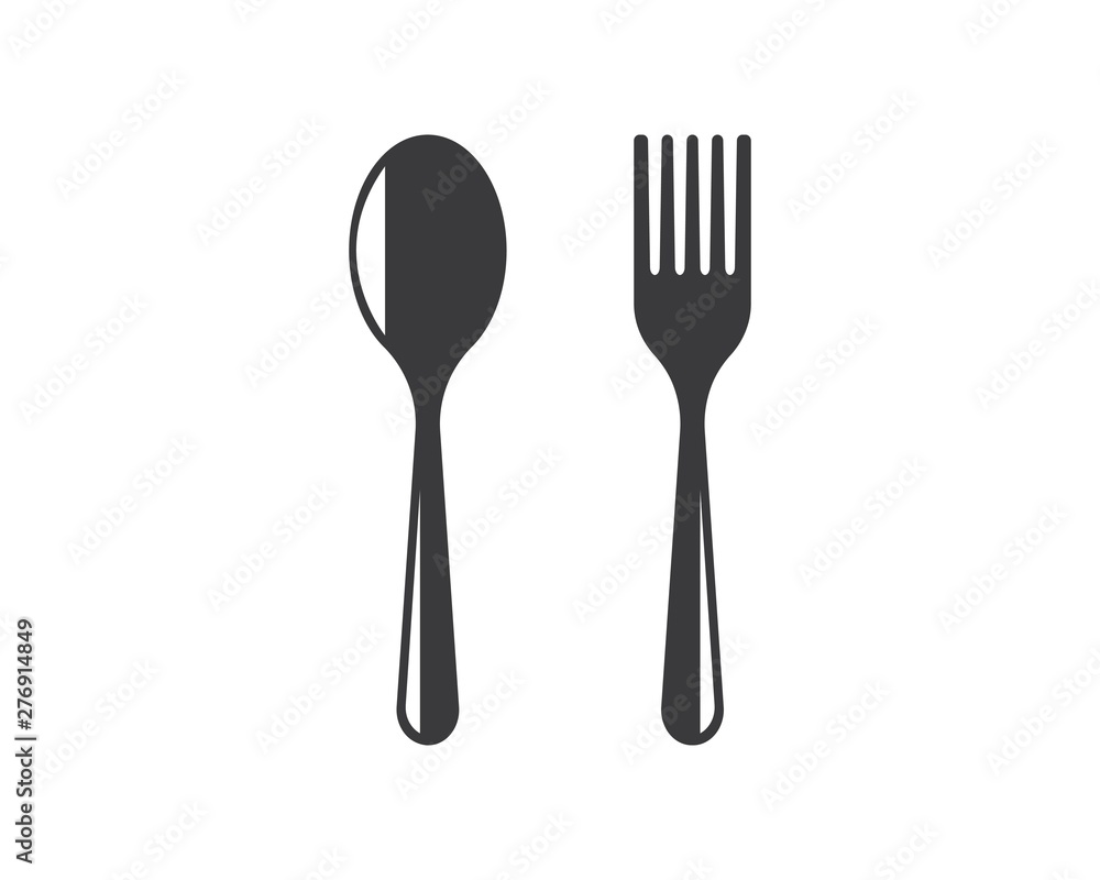 fork and spoon icon logo vector illustration fork and spoon icon logo vector illustration