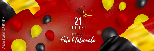 Belgium National Day - Belgian National Day. 21 Juillet Fete Nationale