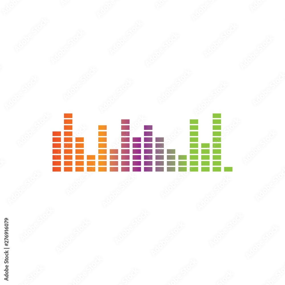 sound wave ilustration logo vector icon template sound wave ilustration logo vector icon template