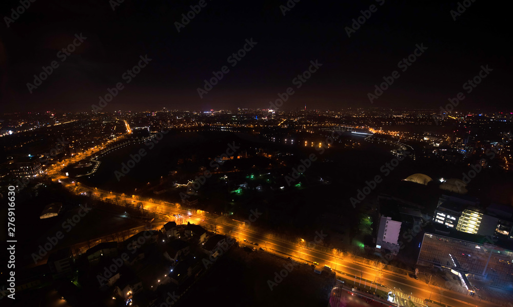 aerial view of the city Bucharest aerial view of the city Bucharest