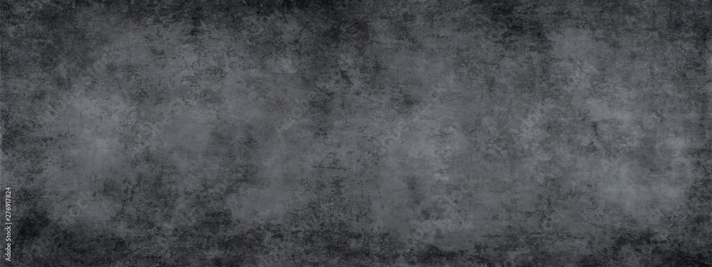 Monohrome dark grunge gray abstract background.