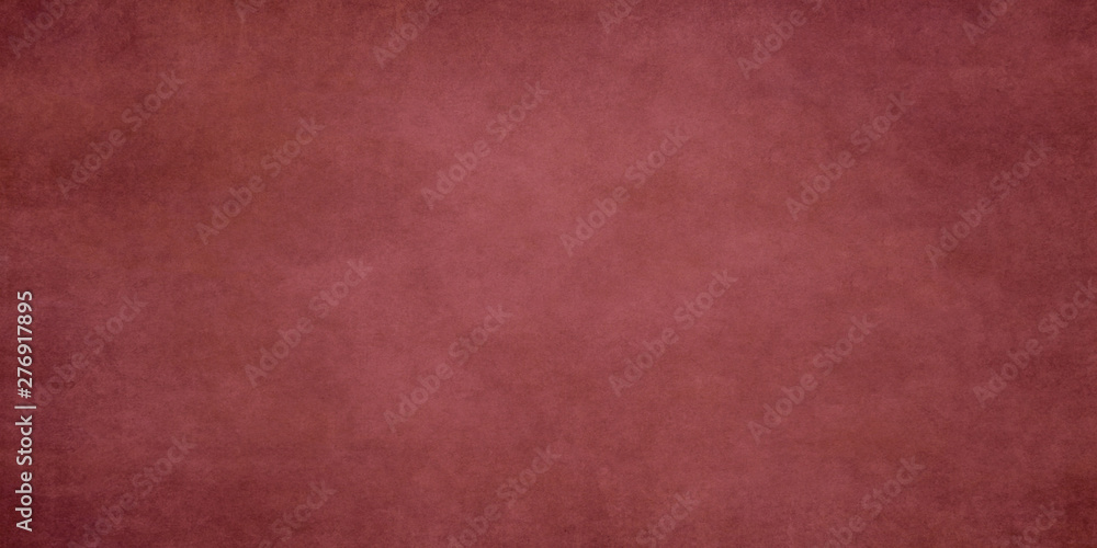 Fototapeta premium Red wide grunge effect texture.