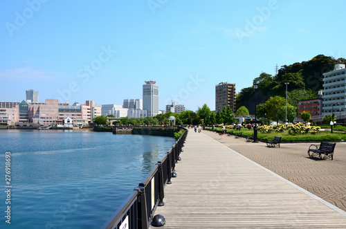 春の公園　神奈川県横須賀市ヴェルニー公園の風景