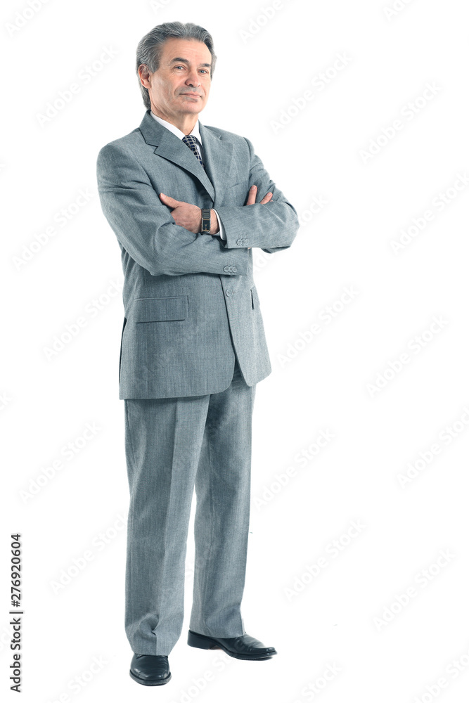 full growth.confident businessman portrait isolated on white background full growth.confident businessman portrait isolated on white background