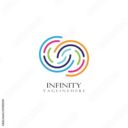 Infinity Design,Infinity logo Vector icon template