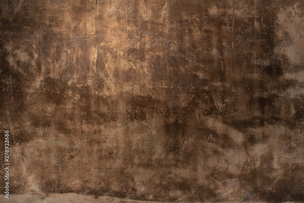Obraz premium Dark brown background concrete texture wall grunge rust rusty