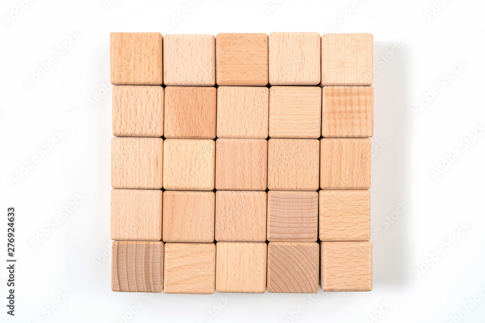 Wooden toy blocks isolated on white background. Clipping path included. Wooden toy blocks isolated on white background. Clipping path included.