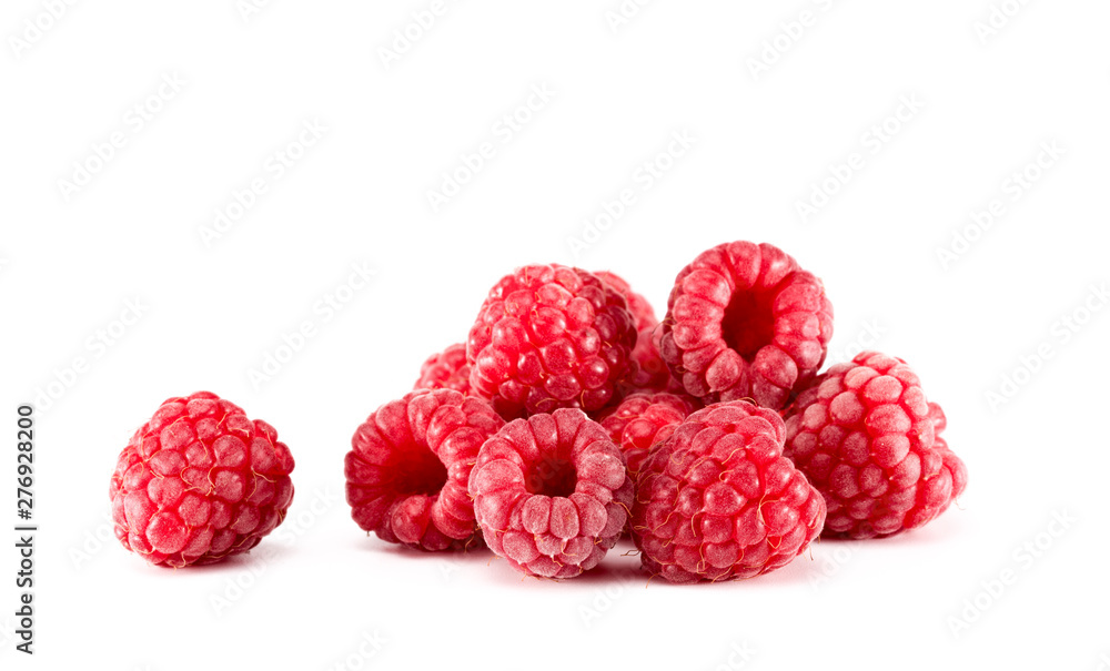 Fresh raspberry isolated on white background Fresh raspberry isolated on white background