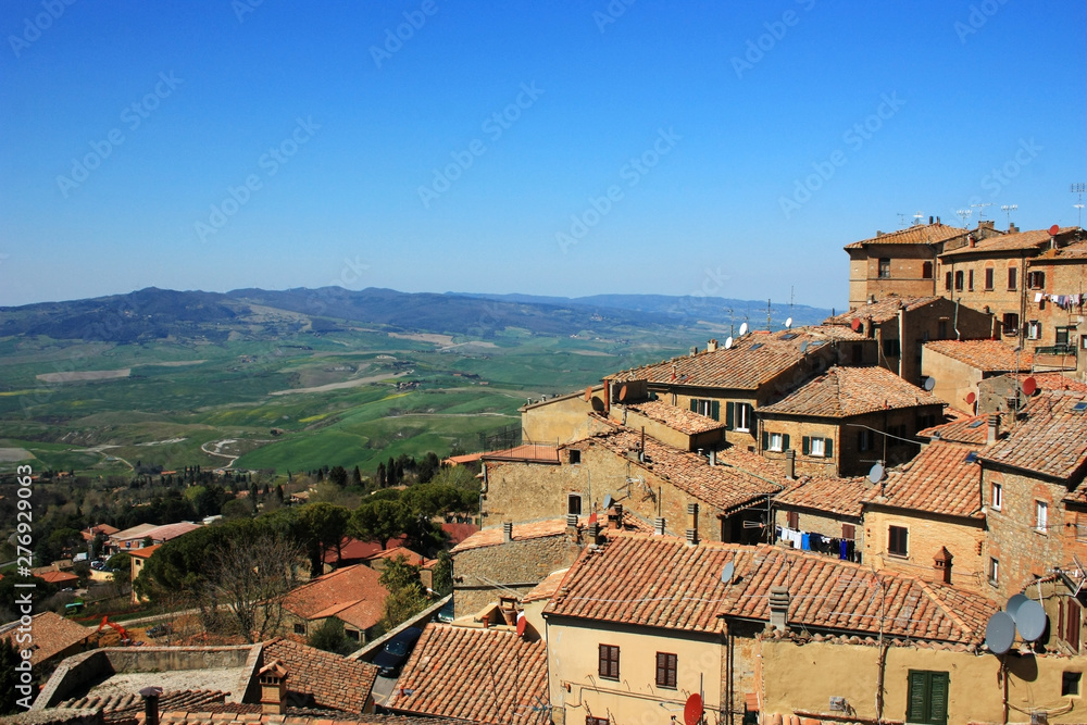 The medieval town of Volterra, Italy