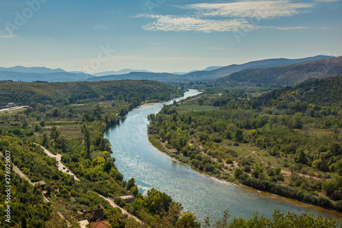 Neretwa river in Pocitelj, Bosnia and Herzegovina