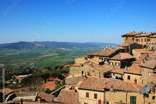 The medieval town of Volterra, Italy