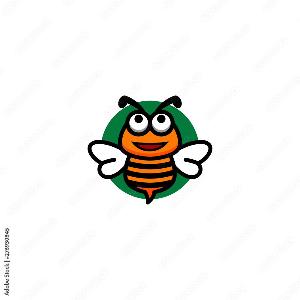 Bee Logo Design Template