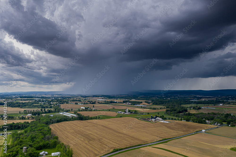Thunderstorm over Pennsylvania Farmland