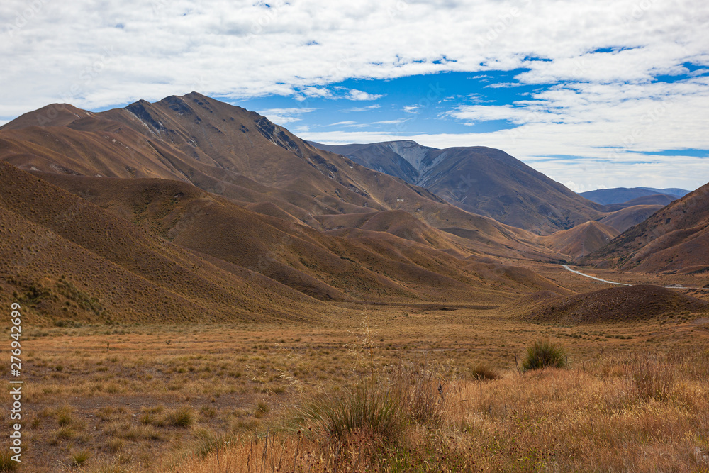 Lindis Pass Viewpoint, South Island, New Zealand