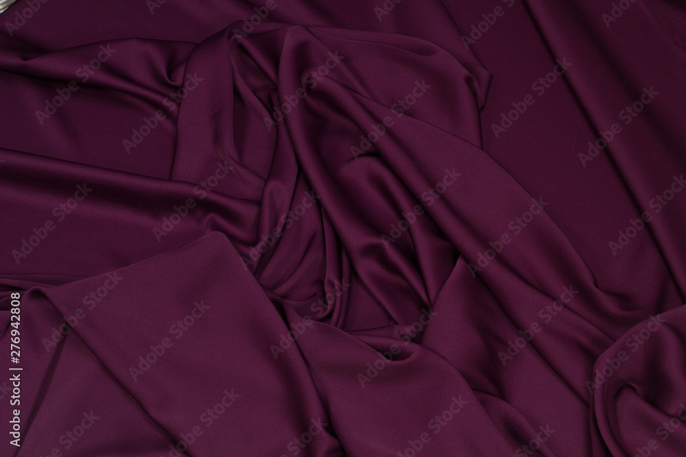 Fabric silk lilac background texture Fabric silk lilac background texture