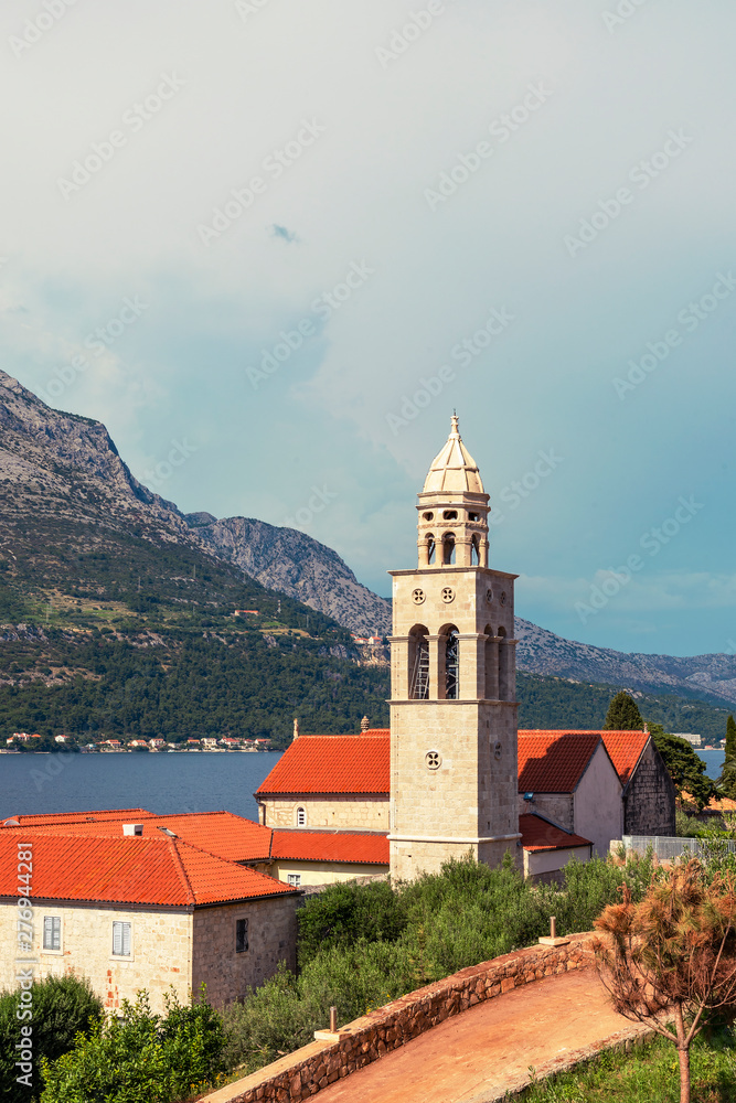 Obraz premium Dominican Monastery of St. Nicholas in Korcula island, Croatia