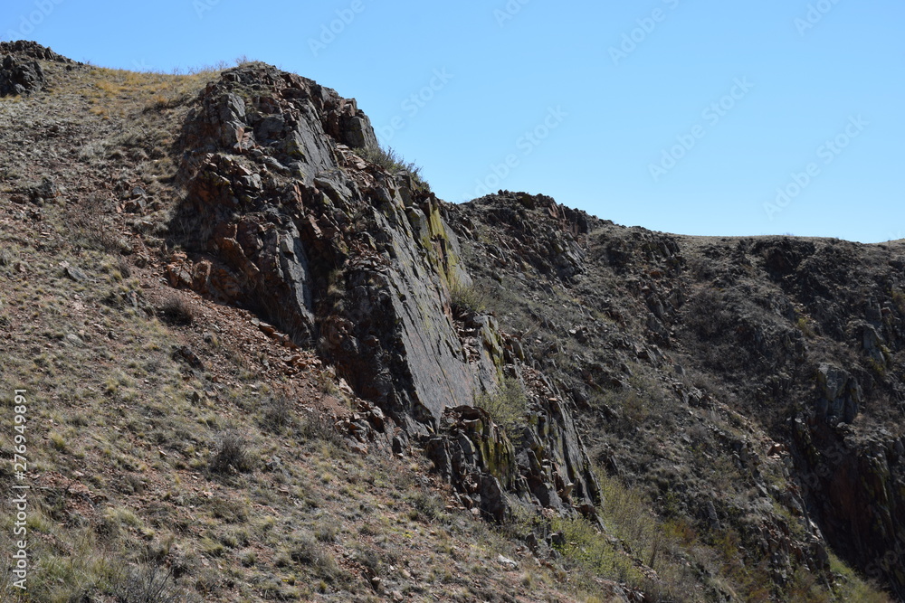 Near the Uybat river.Khakassia.