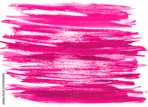 Abstract ruby watercolor on white background. Digital art painting.