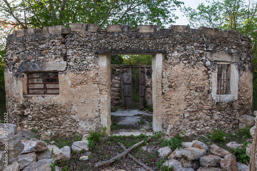 Fototapeta Naklejka Na Ścianę i Meble -  ruins of an old house