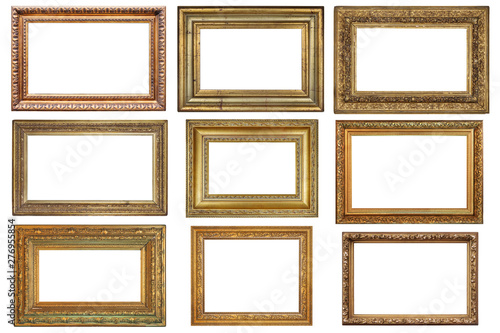 Set of golden frames